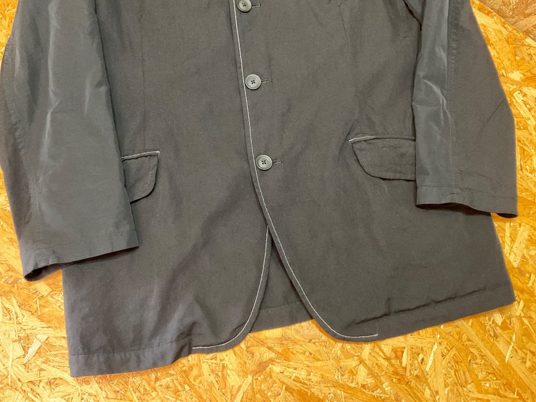 ヨウジヤマモト POUR HOMME 19AW 製品染 フード付 ジャケット 2