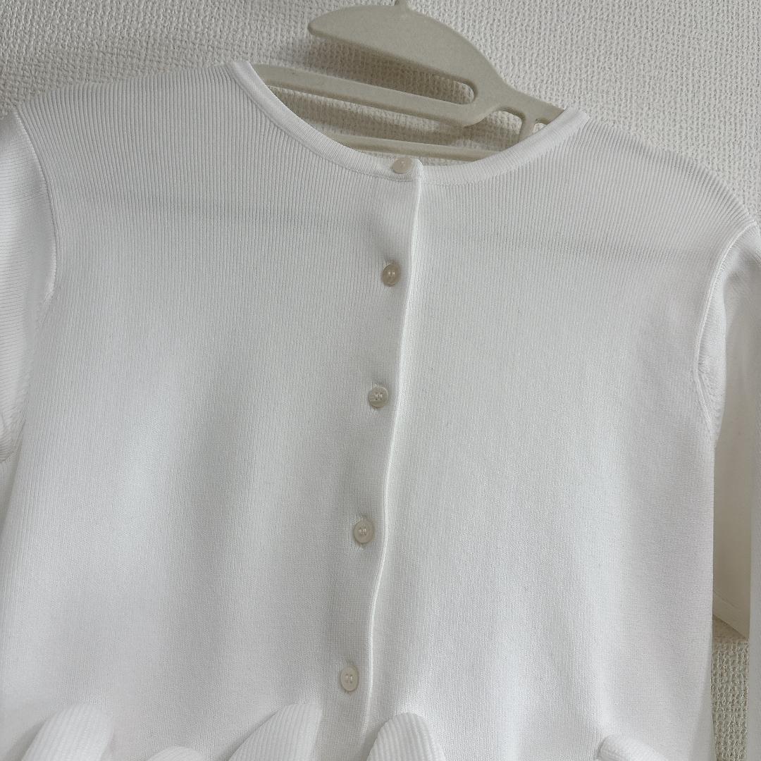 【正規品】TREFLE＋1 スワンカーディガン　ホワイト