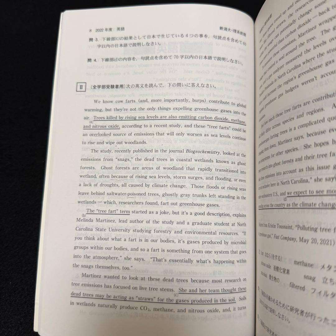 新潟大学　理系　医学部　2011年～2022年　赤本　12年分