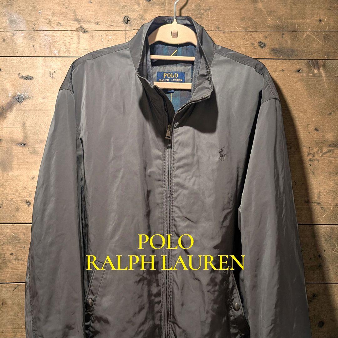 ラルフローレン スイングトップ ブルゾン ジャケット グレー L 美品
