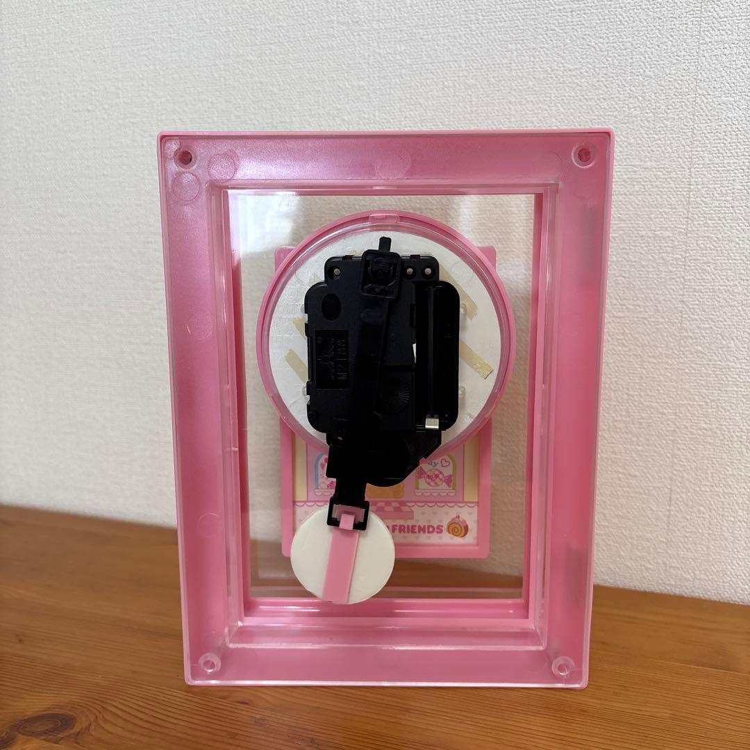 メゾピアノ　ミミポポ　フォトフレーム振り子時計