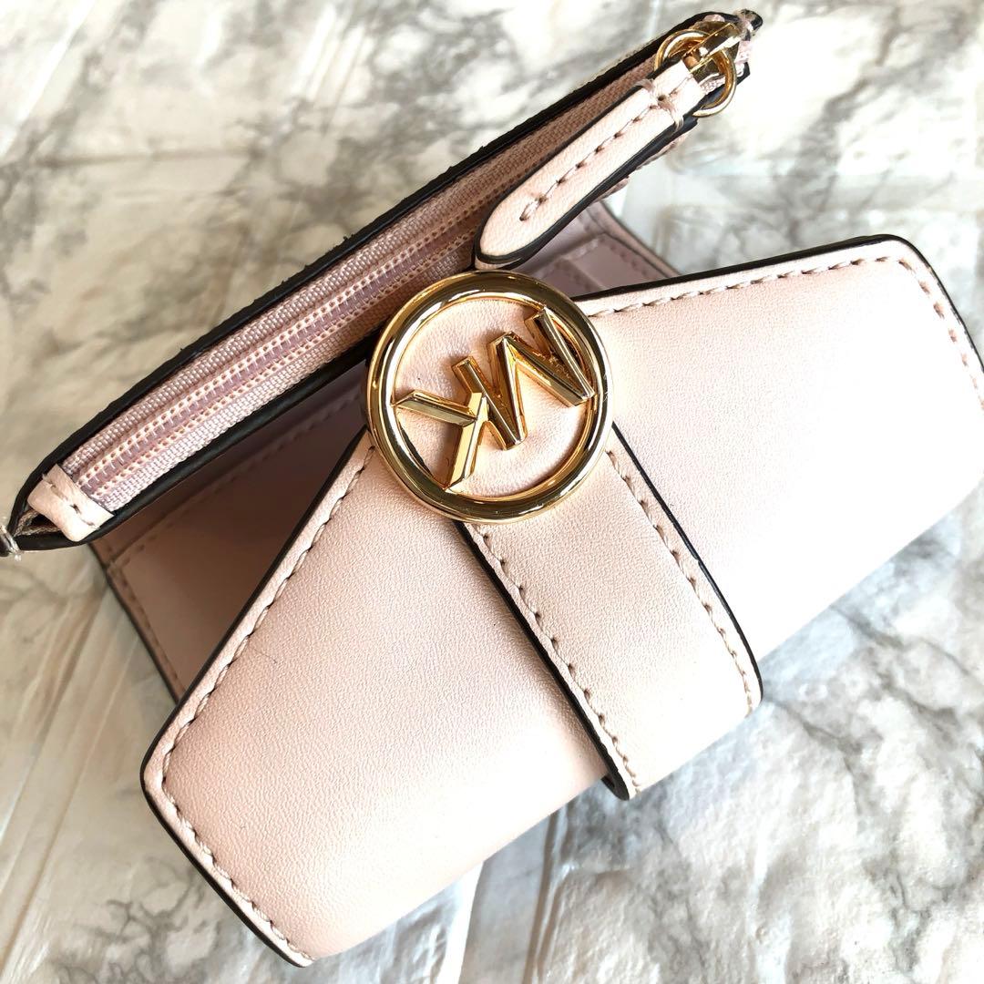 【専用】新品 マイケルコース MICHAEL KORS カメルン ホワイトピンク