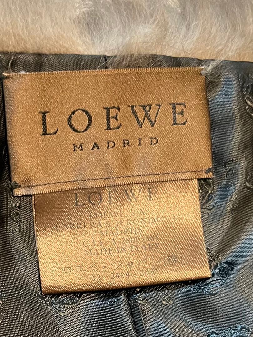 美品☆LOEWEロエベ シルバーフォックスファー ストール　ショール