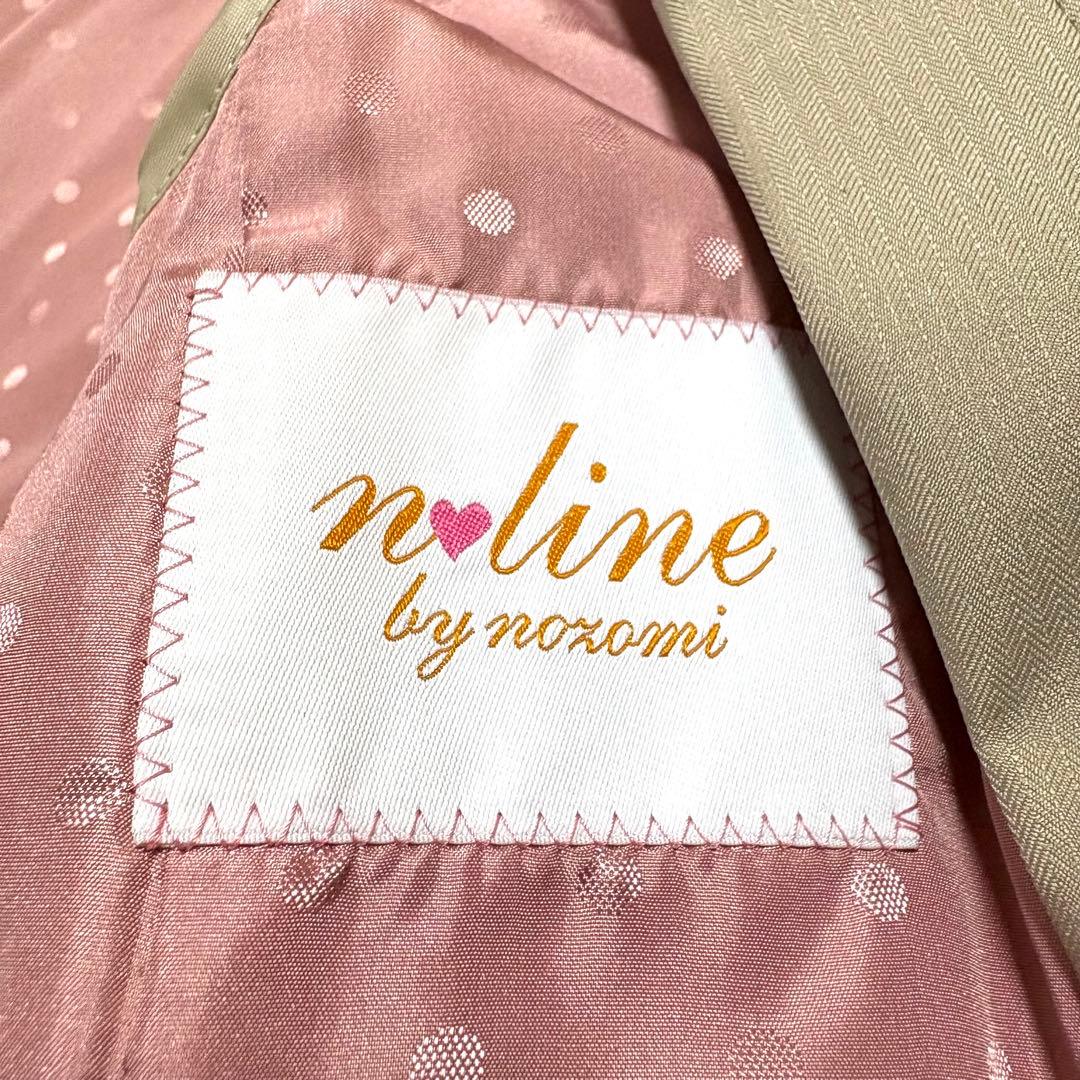 【極美品】n-line by nozomi トレンチコート ベージュ 19号