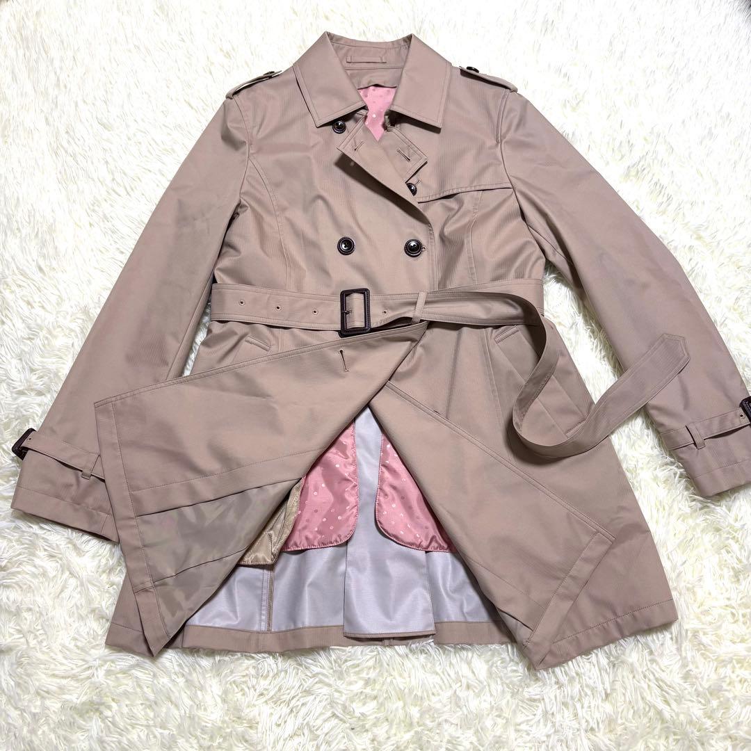 【極美品】n-line by nozomi トレンチコート ベージュ 19号