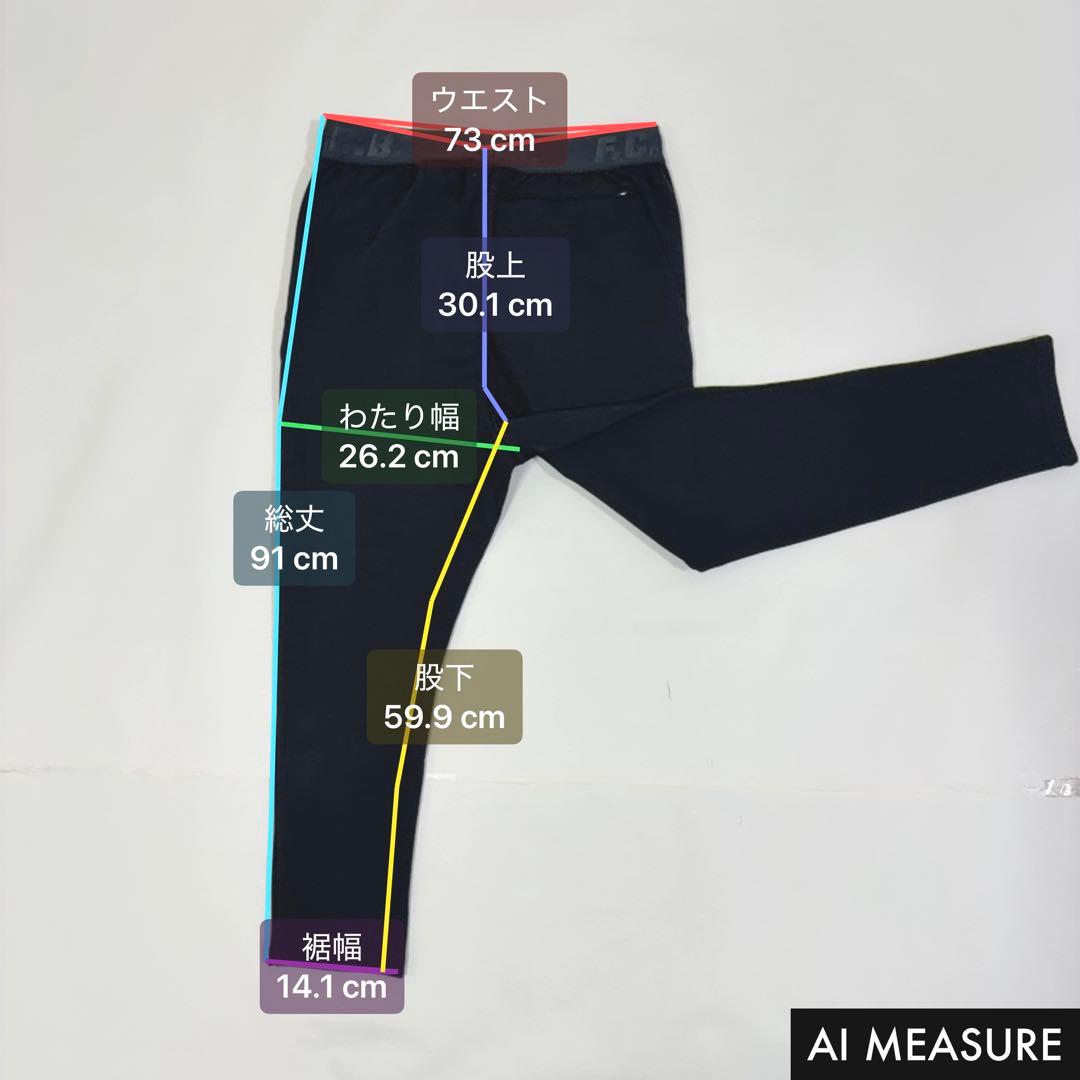 FCRB RELAX FIT LONG PANTS スウェット ブラック S