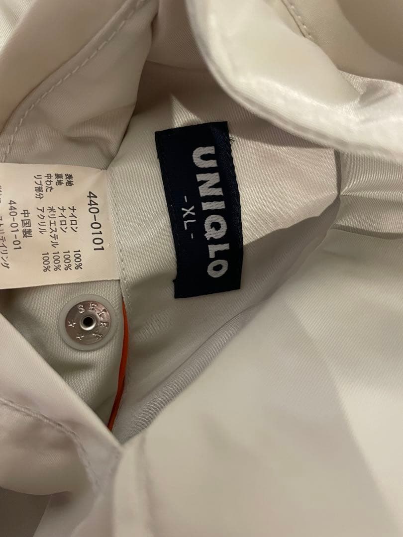 S*ね様 【希少】OLD UNIQLO MA-1 ホワイト XL 短丈 ワイドシ