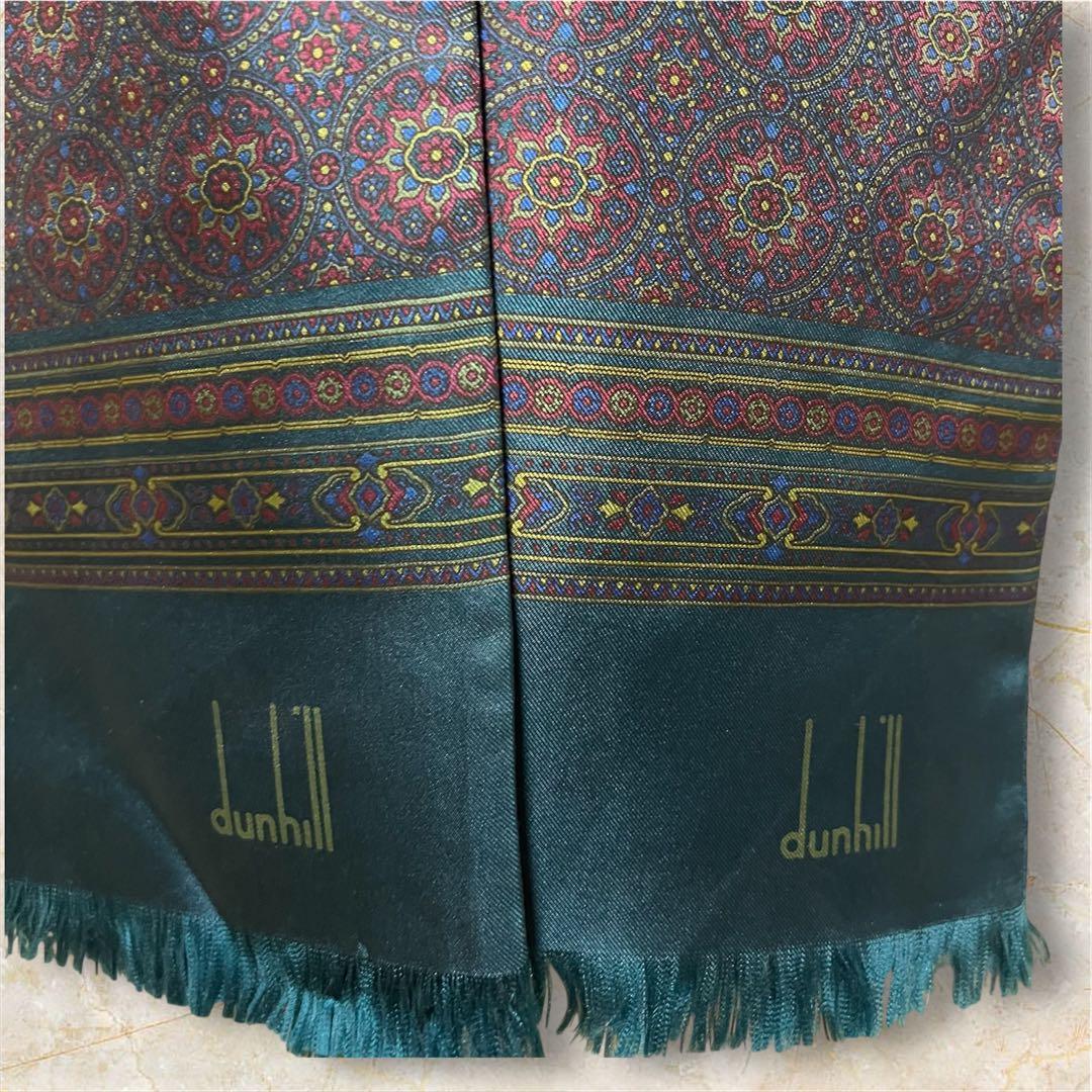 新品未使用⭐️タグ付きdunhill ダンヒル高級ストール マフラーシルク100%