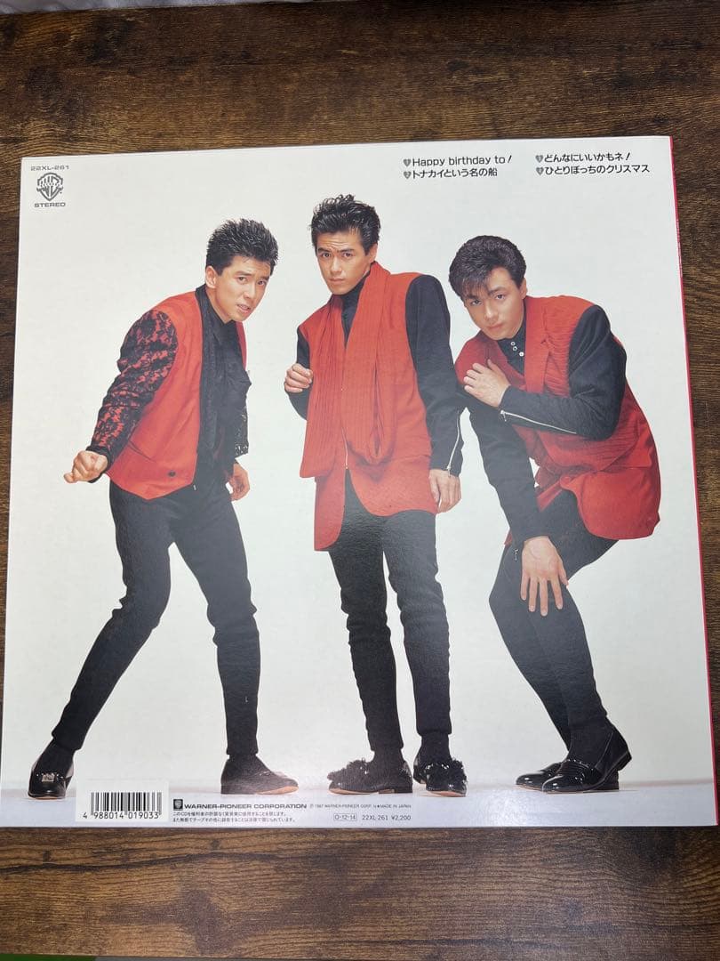 少年隊 CD PARTY LPレコードサイズジャケット
