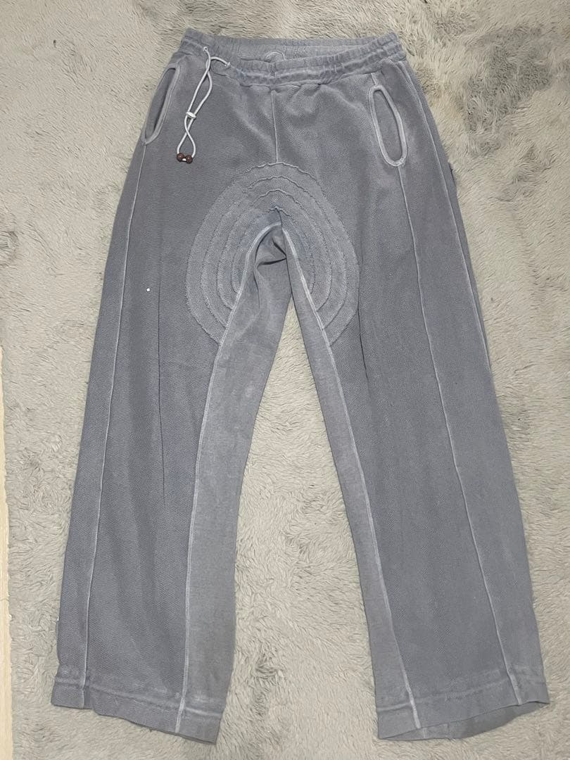 jian ye 25ss CWS スウェットパンツ ブルー