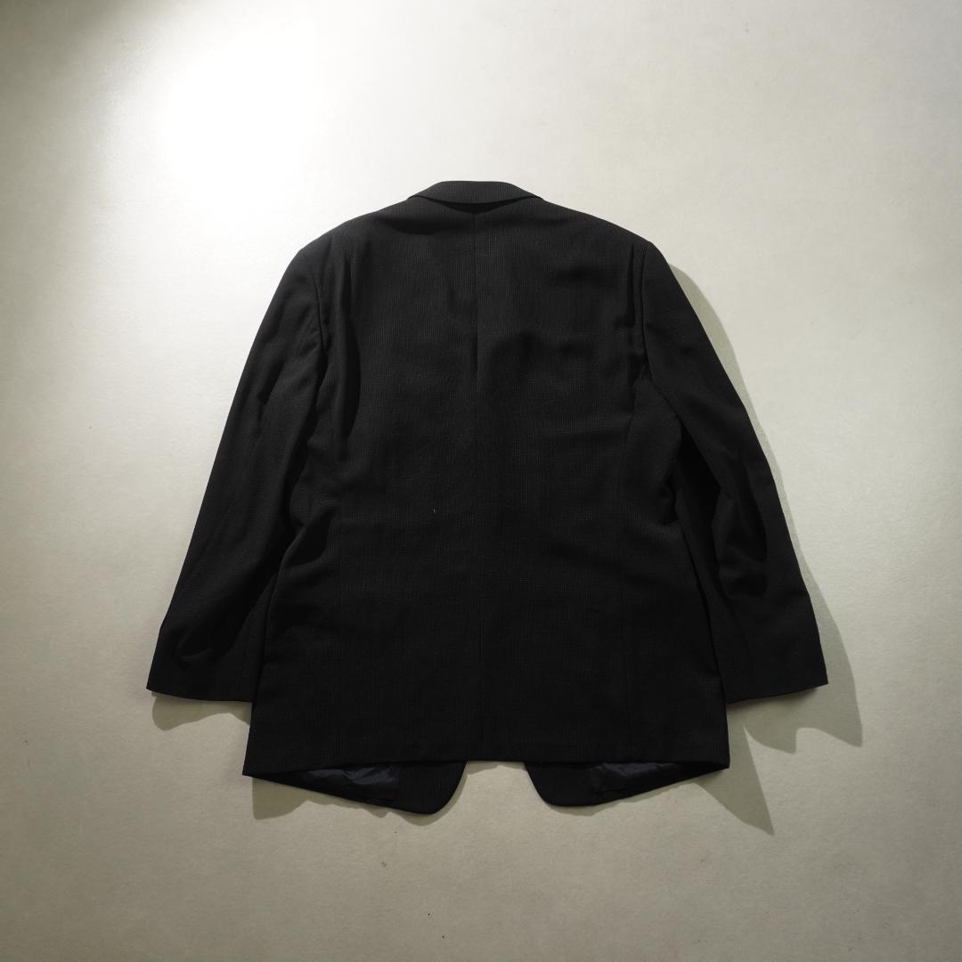 ARMANI COLLEZIONI ドット柄テーラードジャケット 黒/CZ64