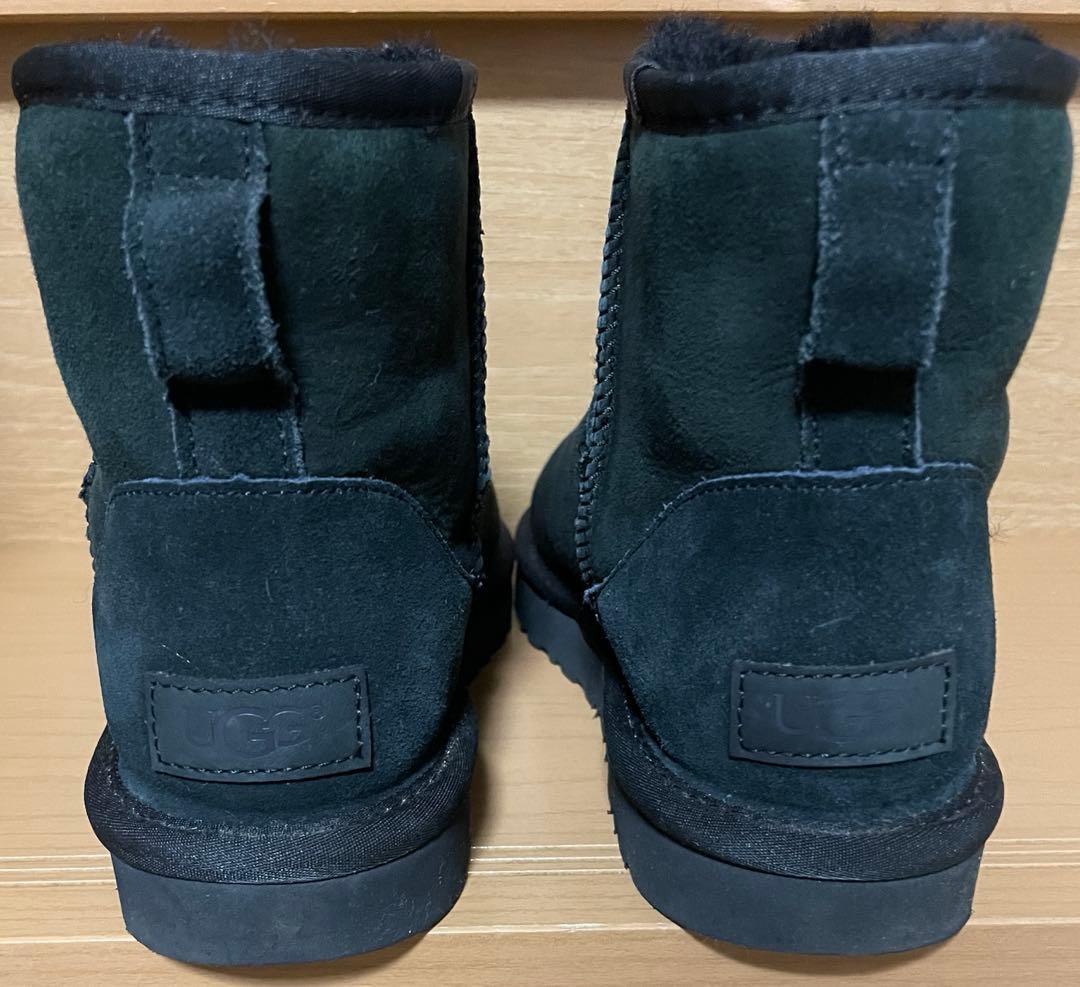 UGG クラシックミニⅡ ムートンブーツ BLACK 24cm