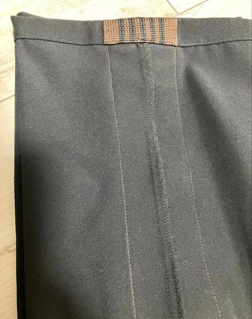 【極美品】needles トラックパンツ ブラック×ブラウン　L