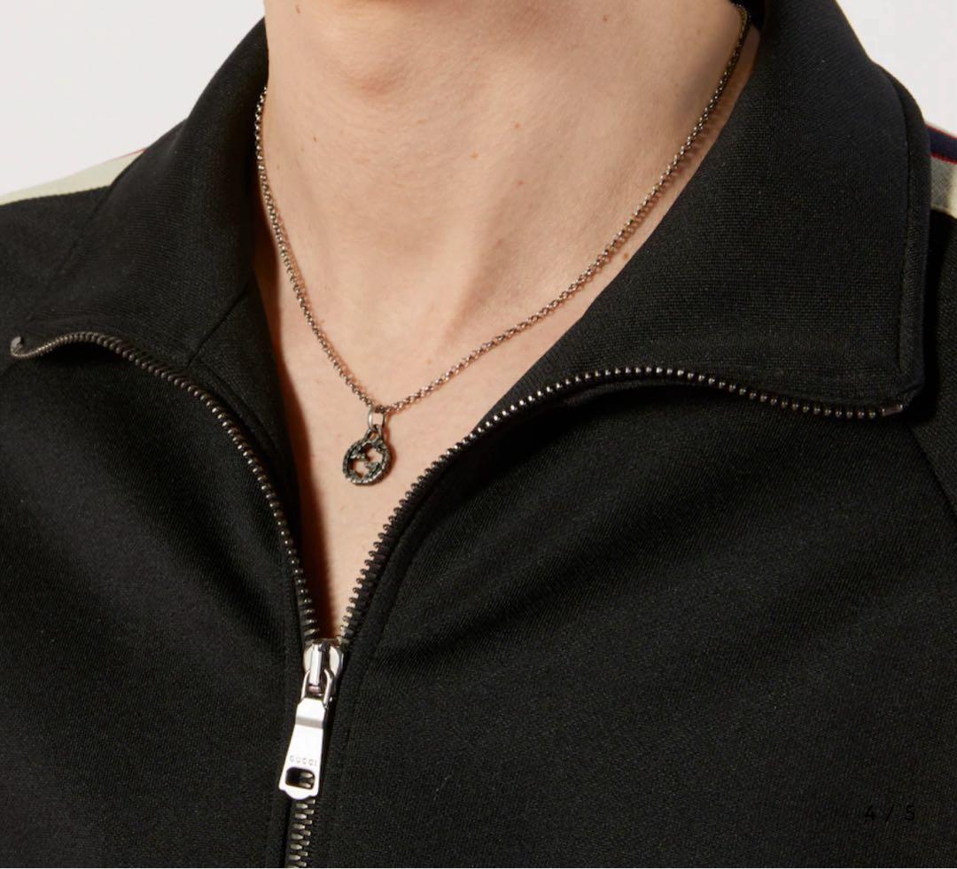 GUCCI インターロッキング　ペンダントネックレス