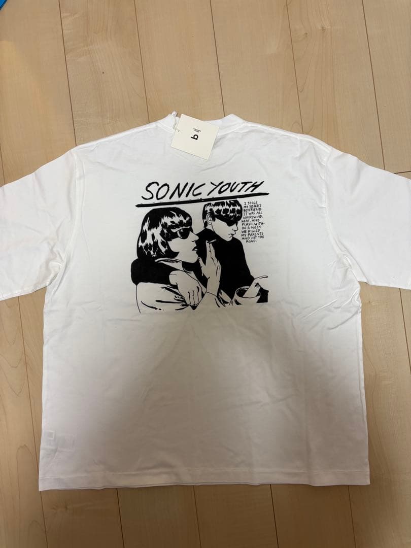 新品blurhmsブラームスTシャツ Lサイズ ホワイト