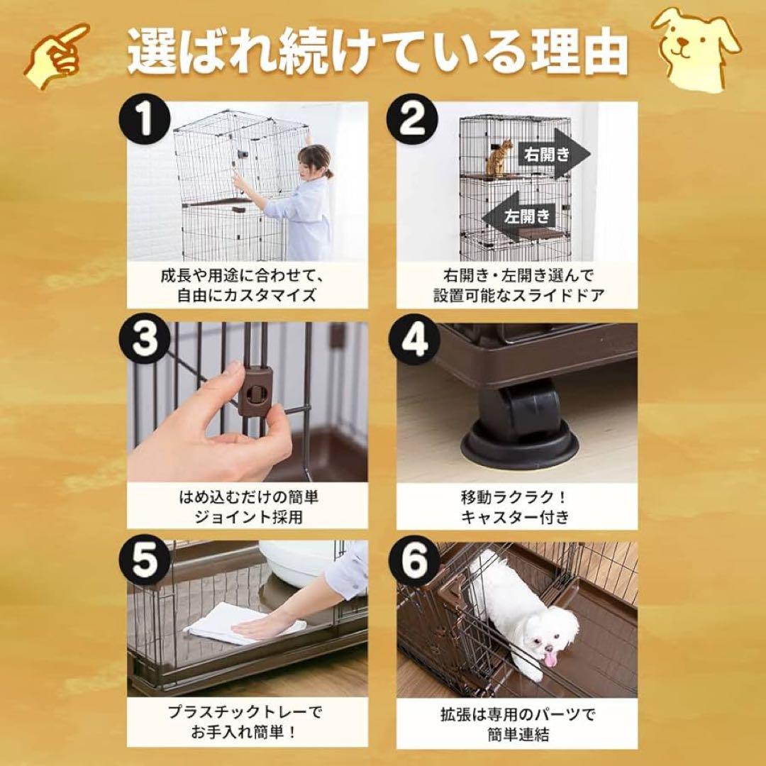 【新品・未使用】犬用ケージ トイレトレーニングセット P-CS-1400V