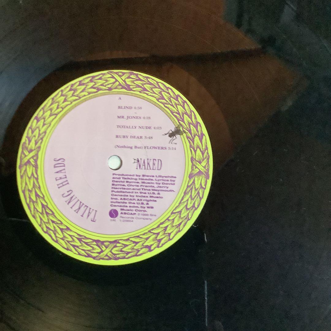 美品　TALKING HEADS Naked レコード