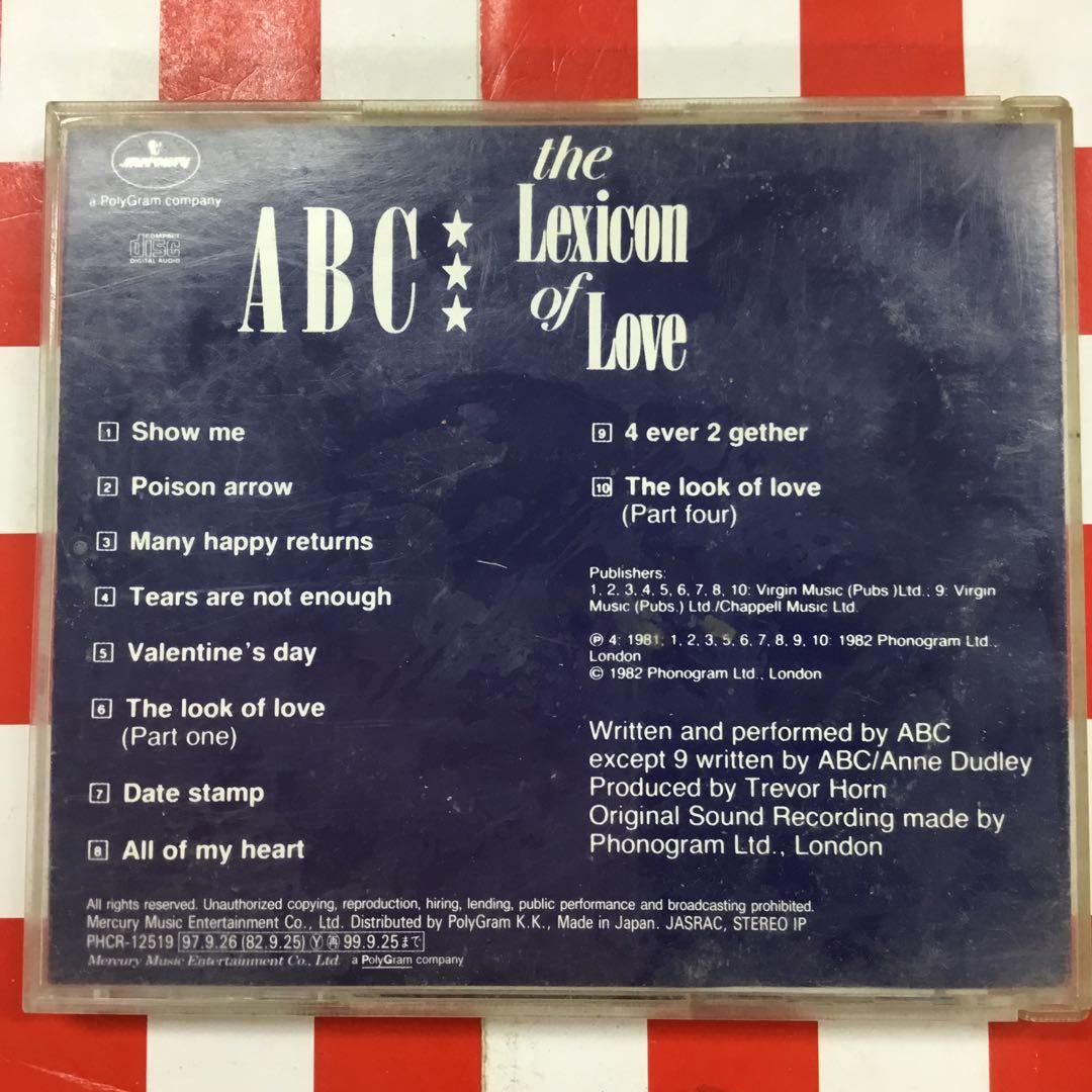 【J14022】ABC/Lexicon of Love