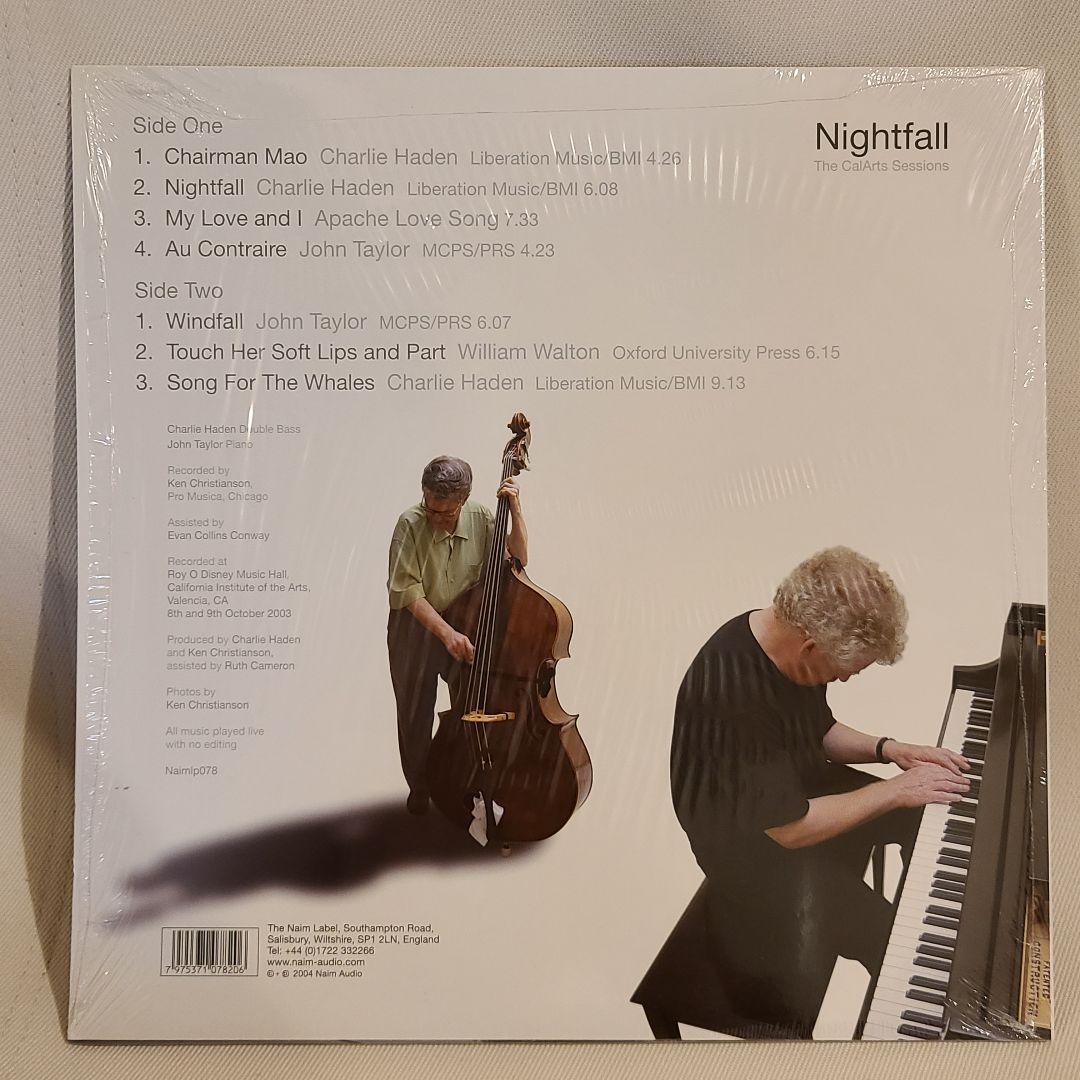 洋楽 Charlie Haden & John Taylor Nightfall LP
