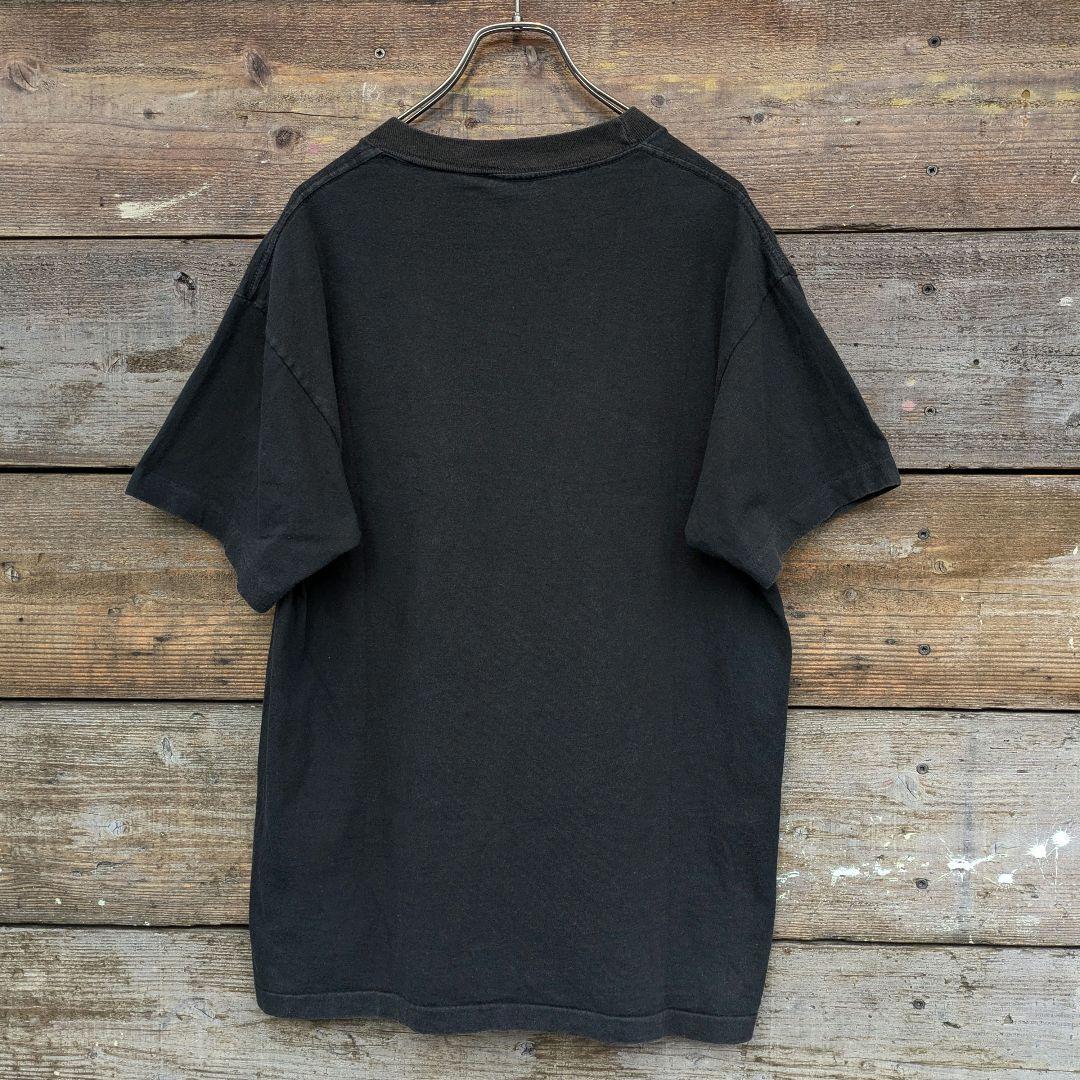 90s　USA製　Tシャツ　人骨　骨格標本　アートプリント　シングルステッチ　L