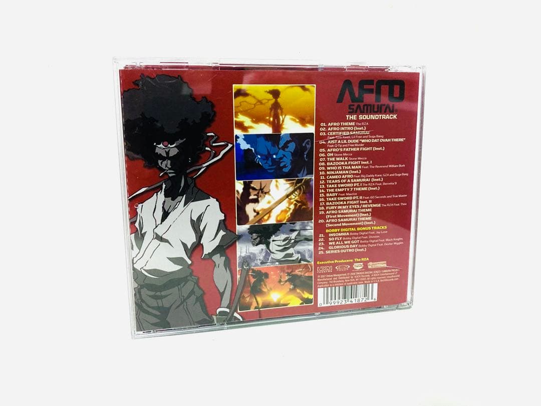 新品同様／アニメ『アフロサムライ AFRO SAMURAI』サントラCD／RZA