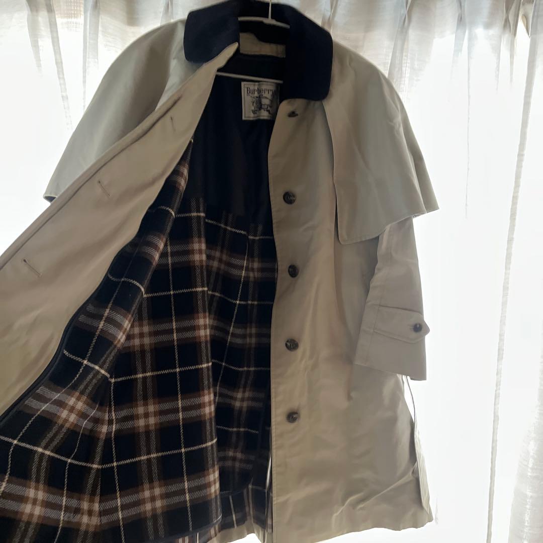 BURBERRY　ケープ付きコート　ステンカラーコート　オーバーサイズ　7AR