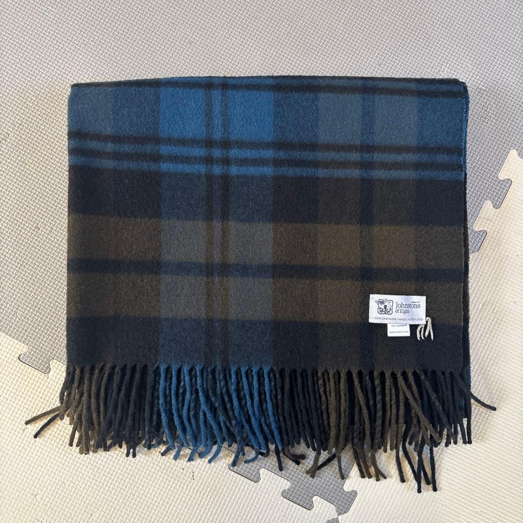 Johnstons of Elgin カシミヤ 大判　ストール　別注