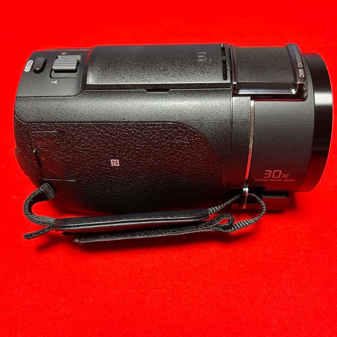 極美品　SONY FDR-AX45 4Kビデオカメラ バッテリー×2
