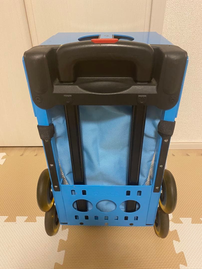 ZÜCA ブルー キャリーカート 雪の結晶デザイン