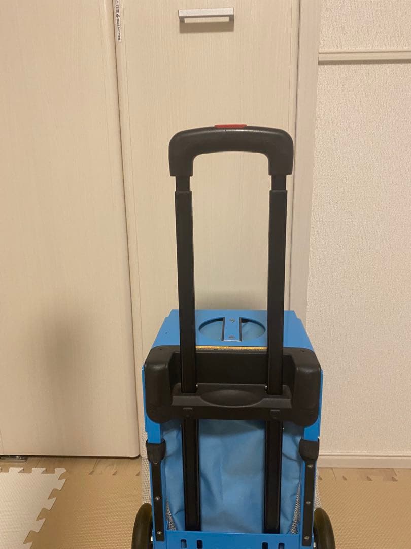 ZÜCA ブルー キャリーカート 雪の結晶デザイン