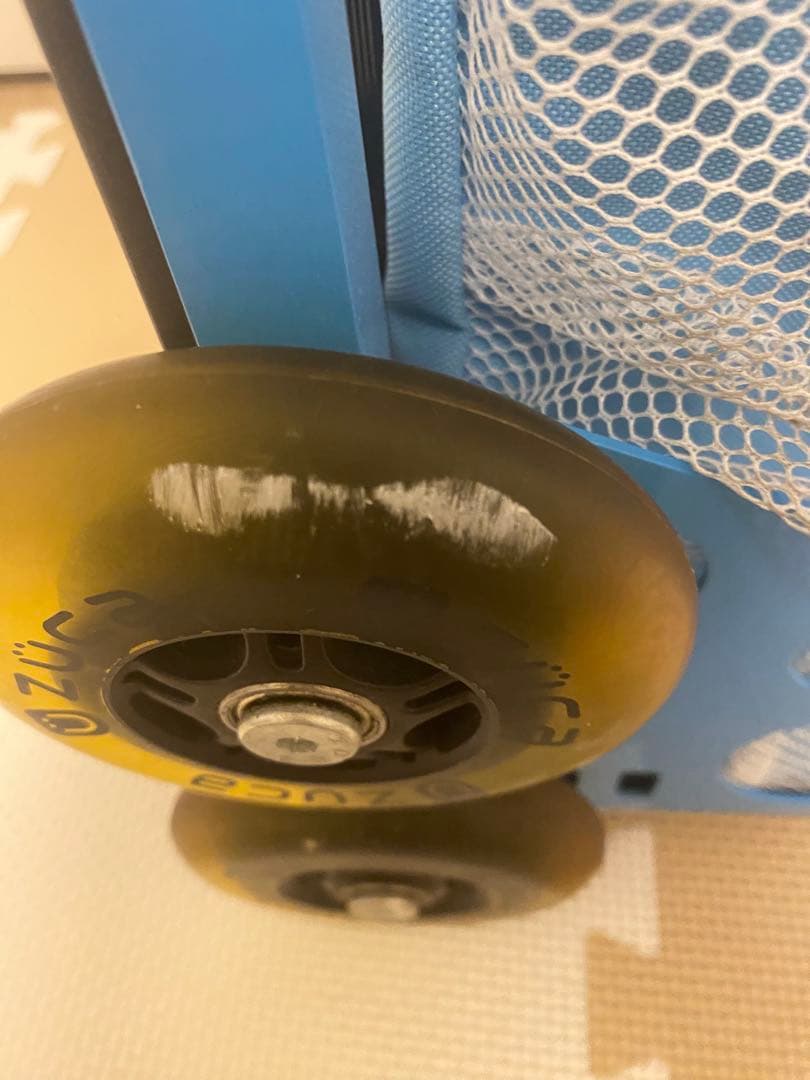 ZÜCA ブルー キャリーカート 雪の結晶デザイン