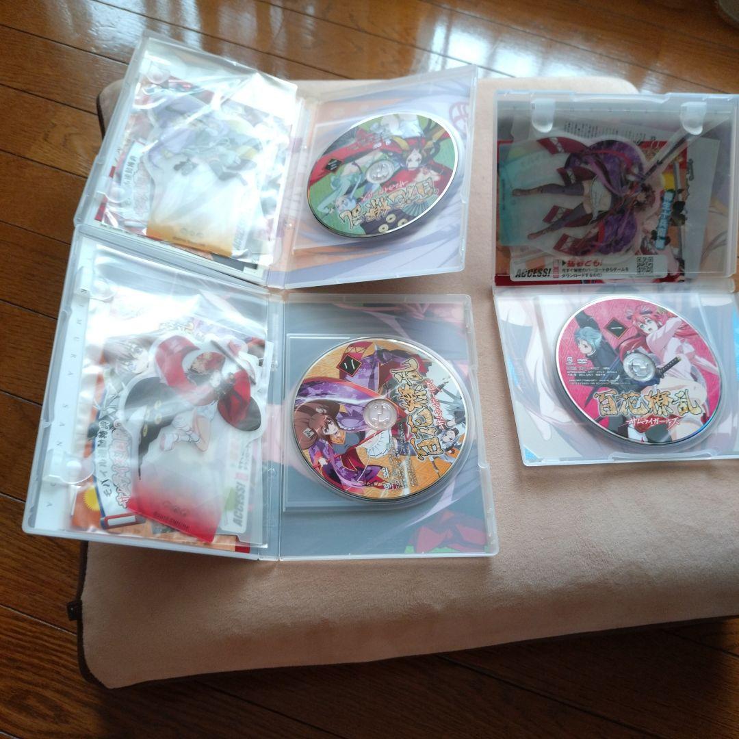 百花繚乱 サムライガールズ DVD box 1 2 セット DVD アニメ