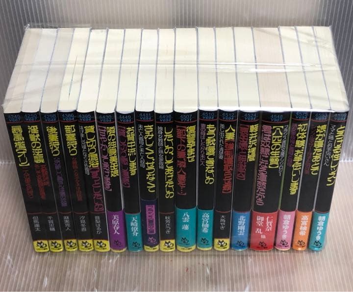 【U276m】《美品》 官能小説　フランス書院文庫17冊まとめ売りセット