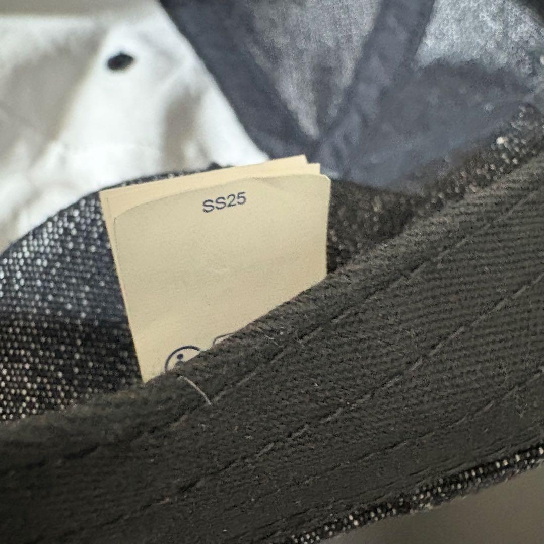 SUPREME ブラックデニムキャップ ss25