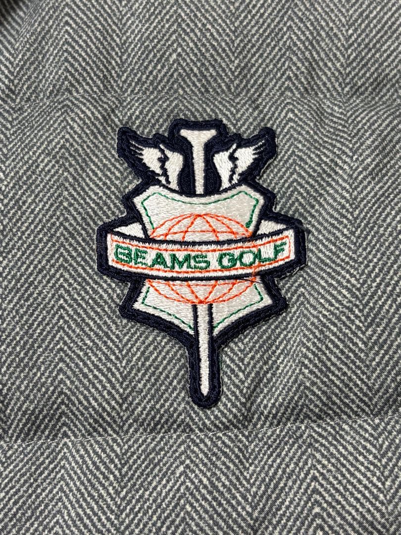 BEAMS GOLF グレー ダウンベスト　メンズ