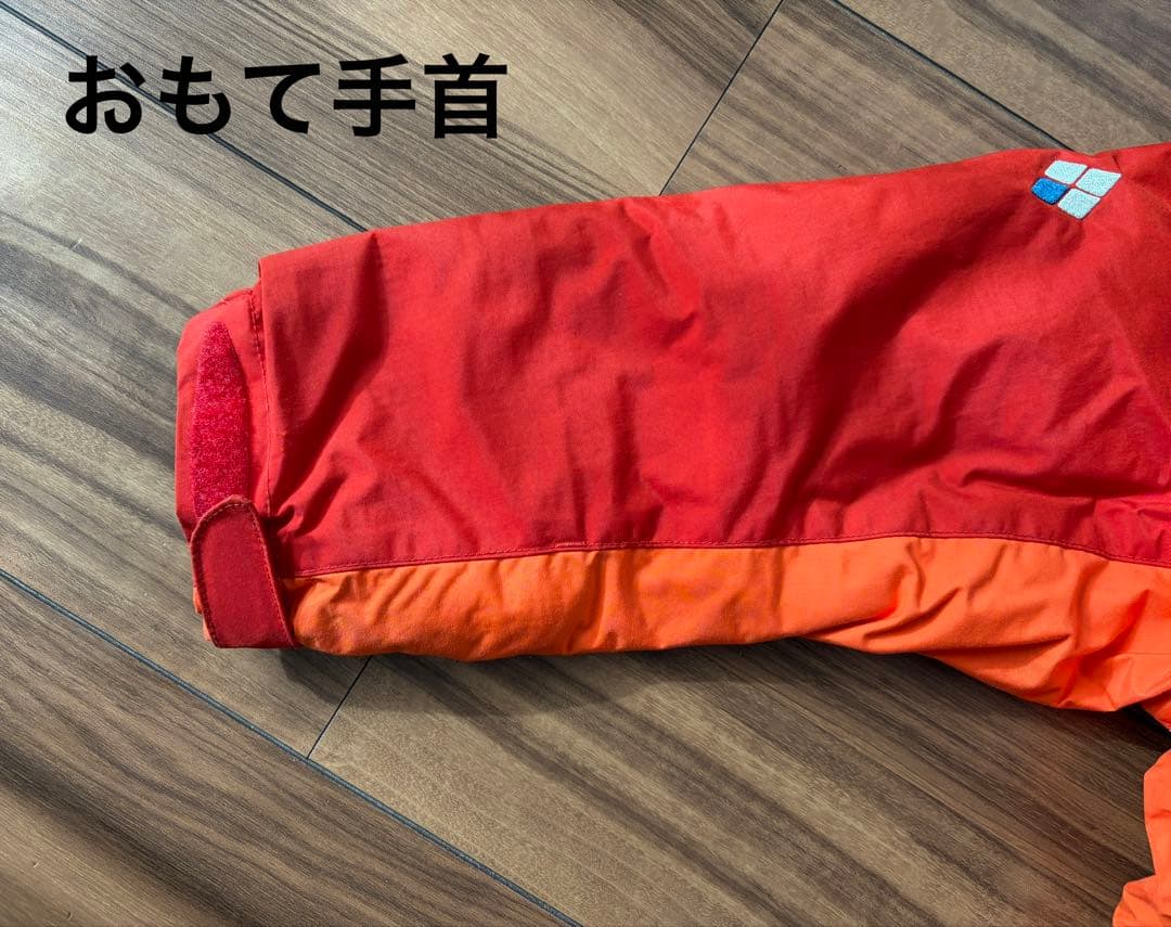 mont-bell 120サイズ オレンジ ジャンプスーツ