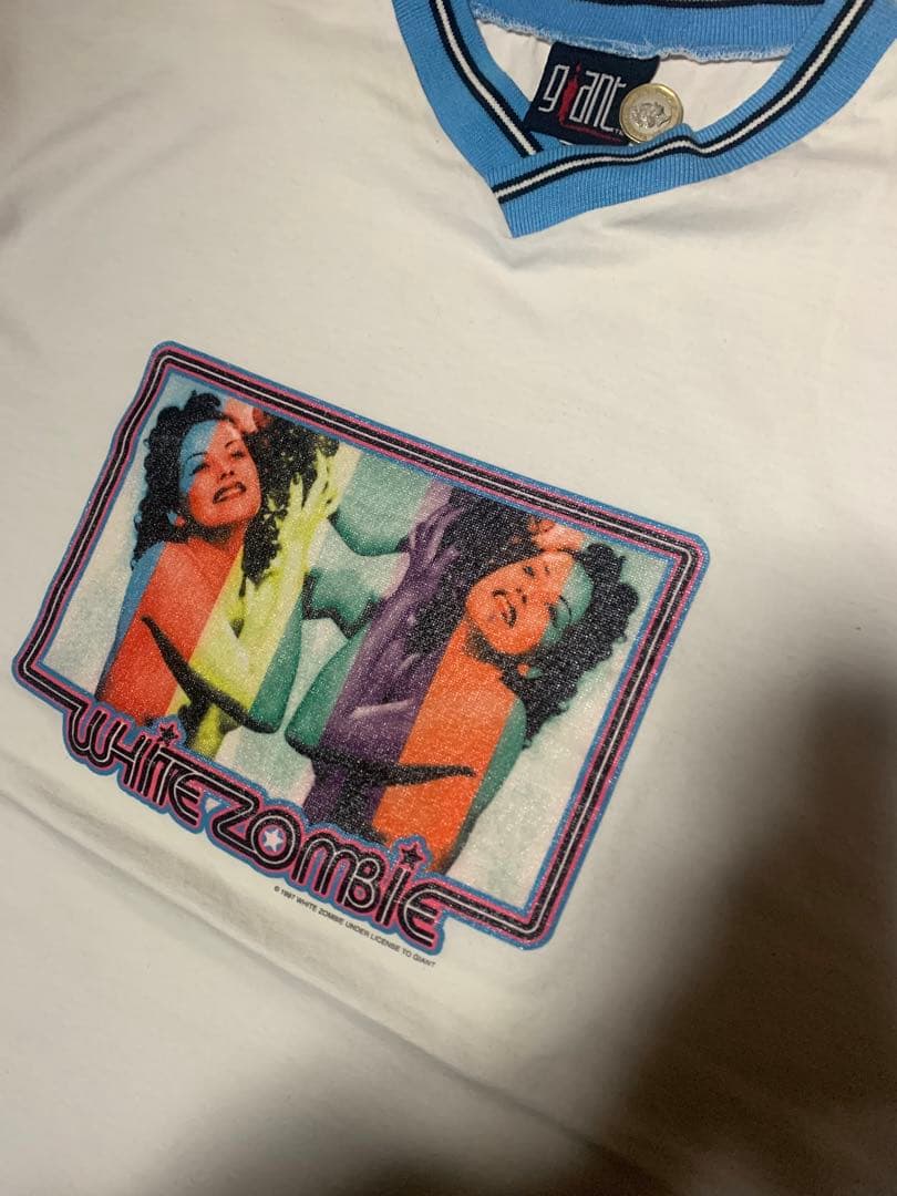 M*m様 vintage White zombie tシャツ 希少　giant