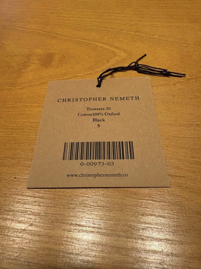 CHRISTOPHER NEMETH trousers20 ネメス