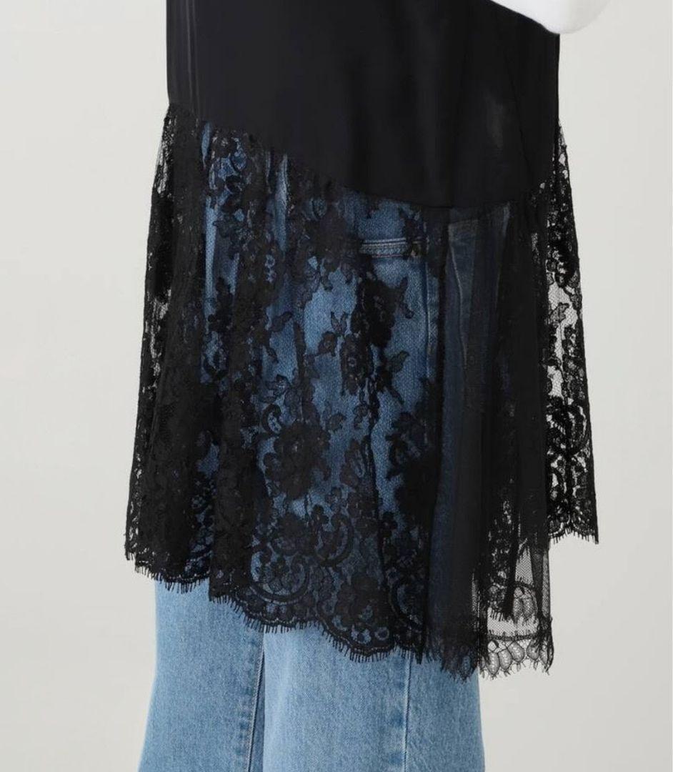 L'Appartement/Solstiss LACE CAMISOLE黒レース