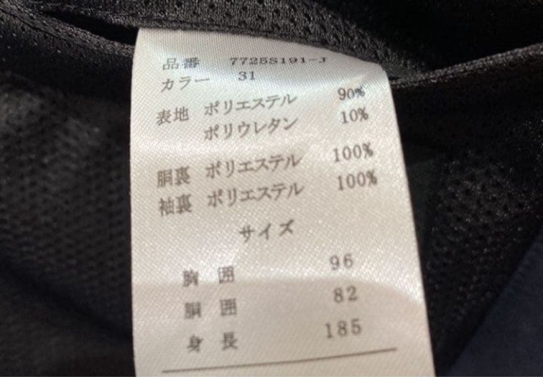 DESCENTE ネイビー スーツジャケット