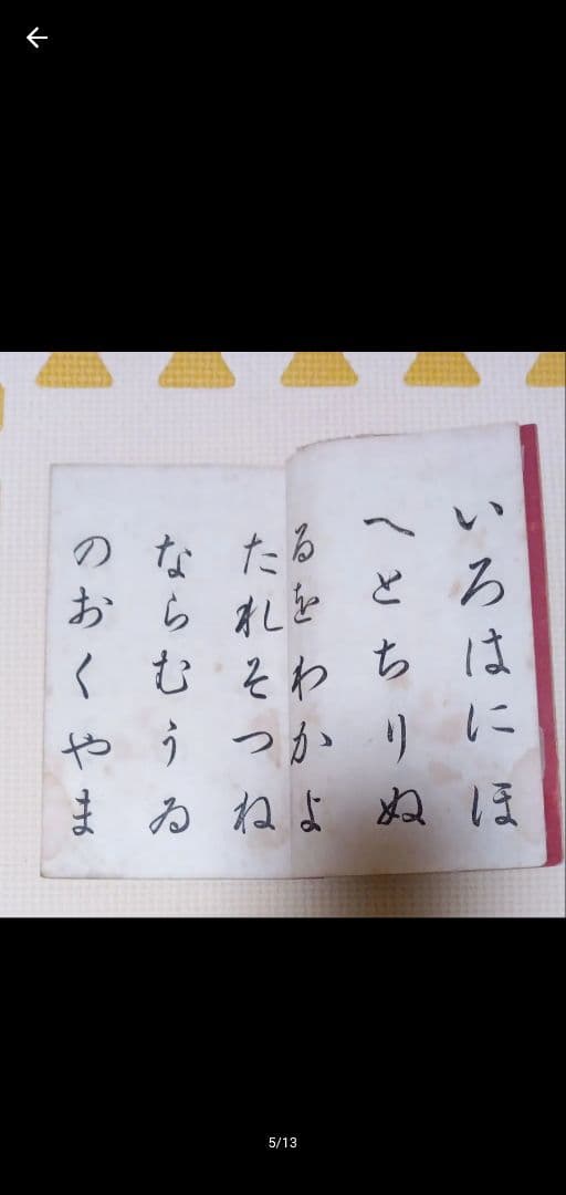 古書 和本 いなみちひき 菊模様 レトロ アンティーク