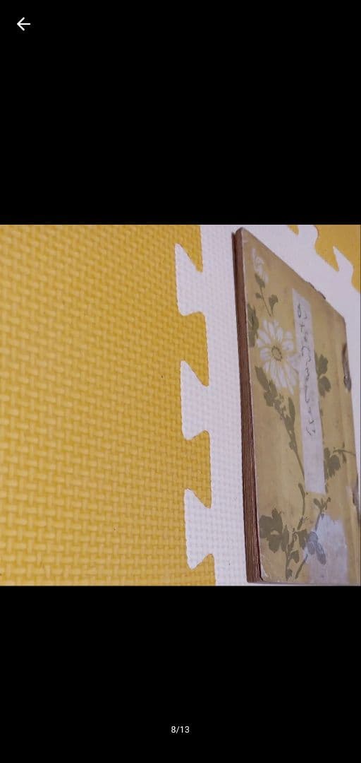 古書 和本 いなみちひき 菊模様 レトロ アンティーク