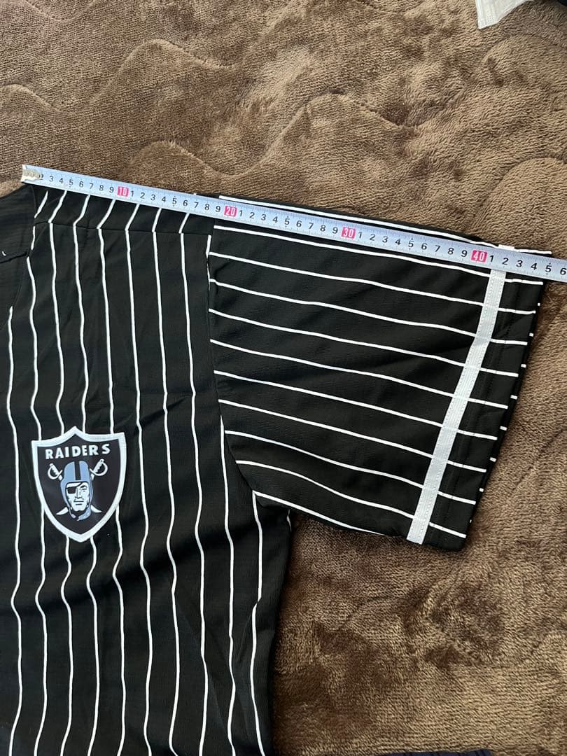 RAIDERS ストライプ 野球ユニフォームXL
