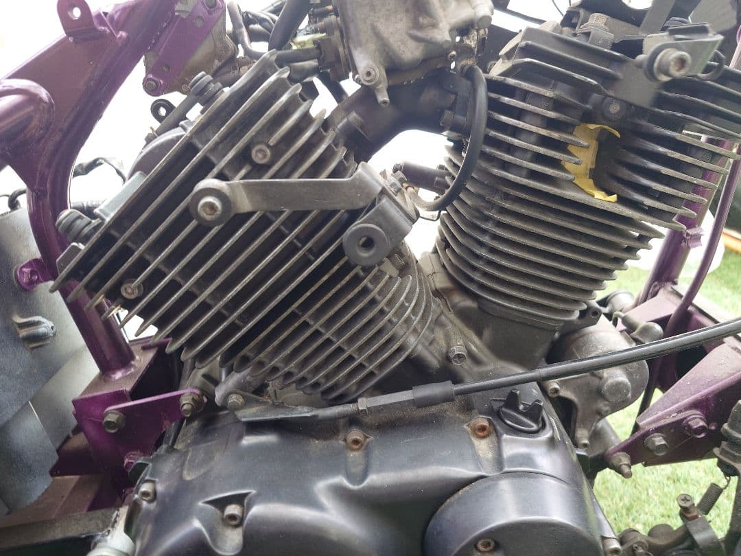 ドラックスター250　エンジン