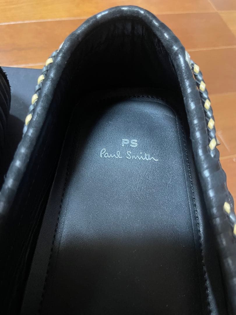 ポールスミスpaulsmith革靴スウェード29.5センチUK11レアサイズ黒色