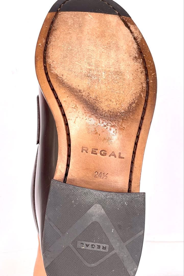 REGAL X20D ブラウン レザー モカシン ローファー