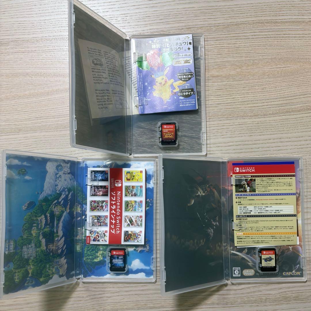 Nintendo Switch ゲームソフト3本まとめ売り
