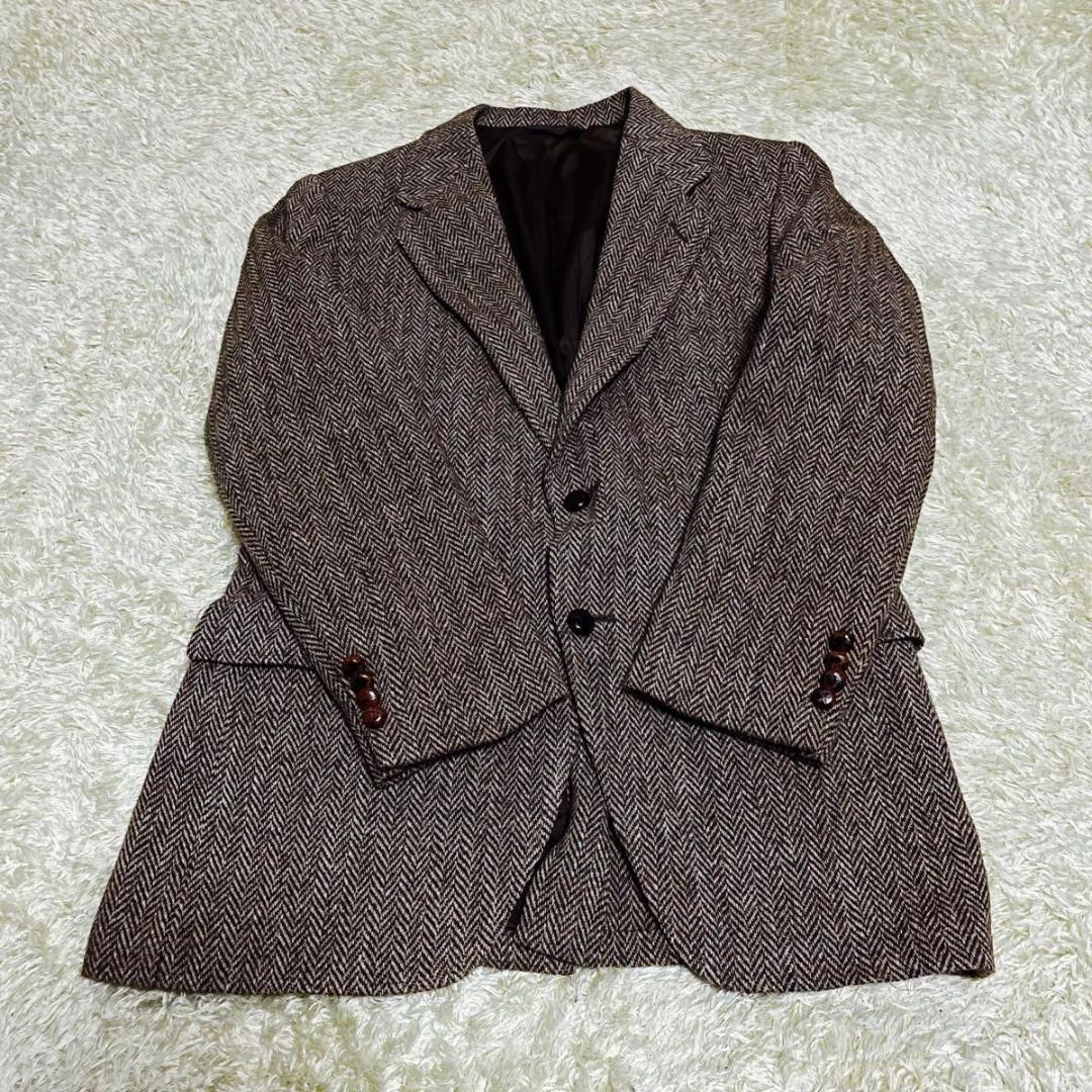 Harris Tweedハリスツイード テーラードジャケット USA製 ウール