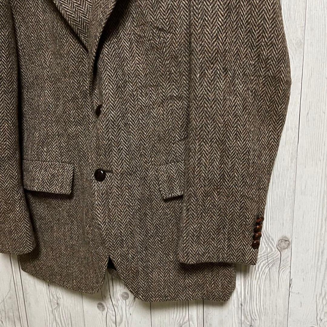 Harris Tweedハリスツイード テーラードジャケット USA製 ウール