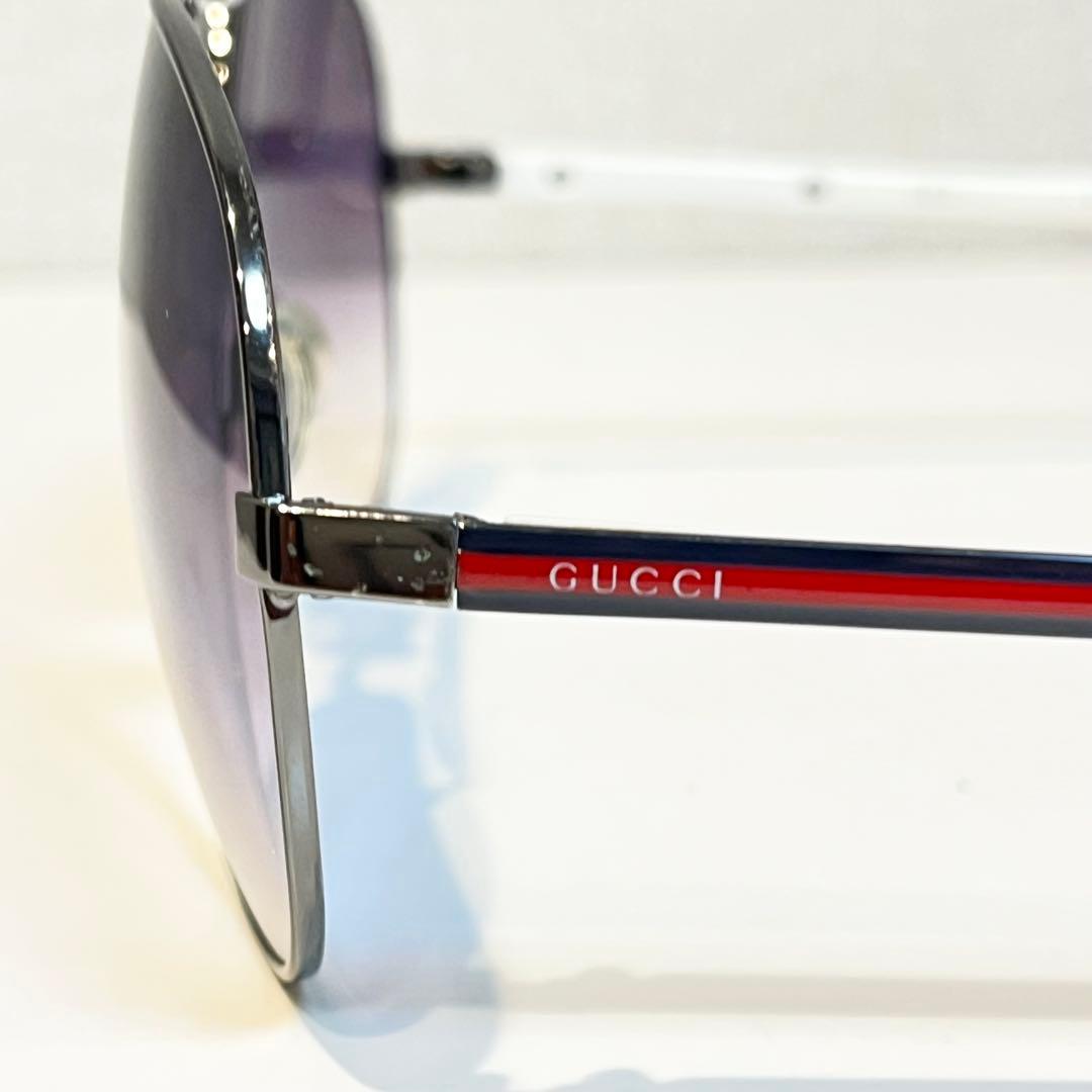 GUCCI グッチ シェリーライン サングラス ティアドロップ グラデーション